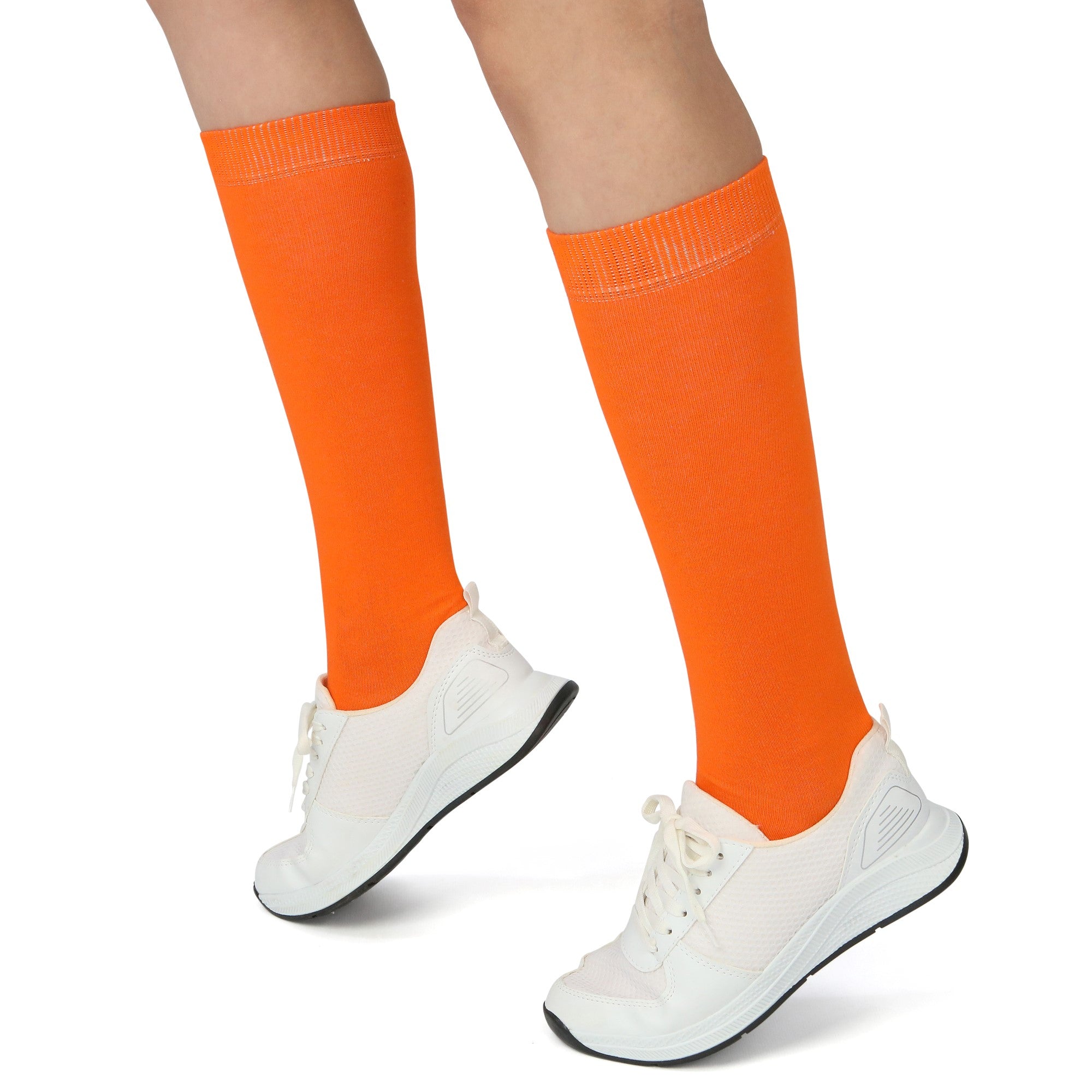 Dames Effen Kniekousen