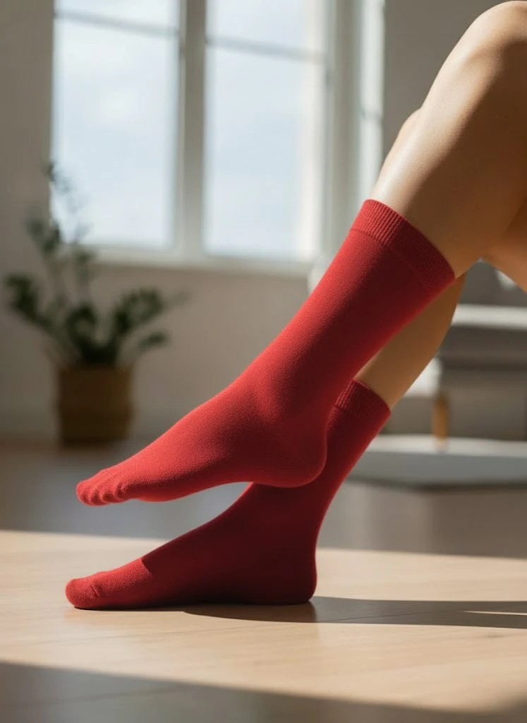 Bamboe Dameslaarzen Sokken