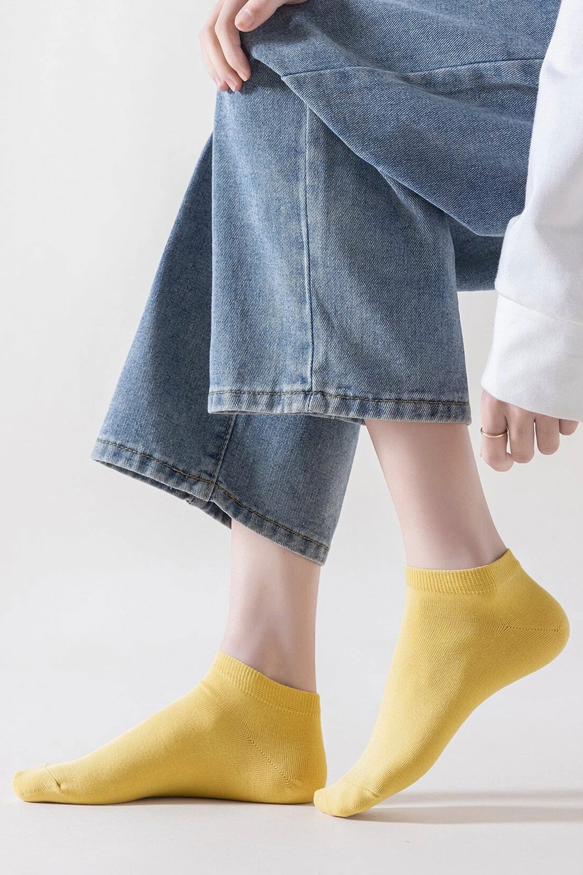 Dames Enkelsokken van Bamboe