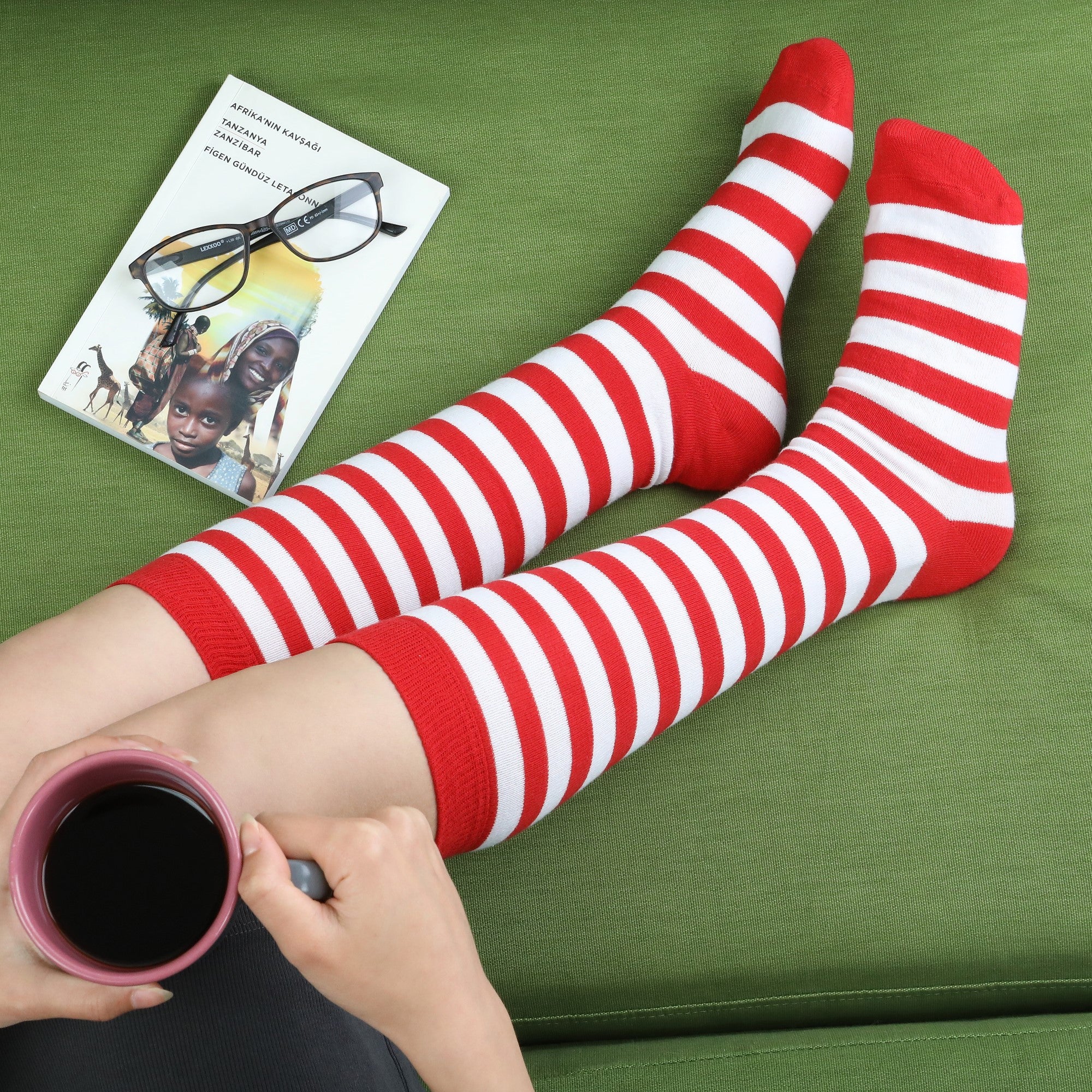 Dames Kniekousen met Ringen