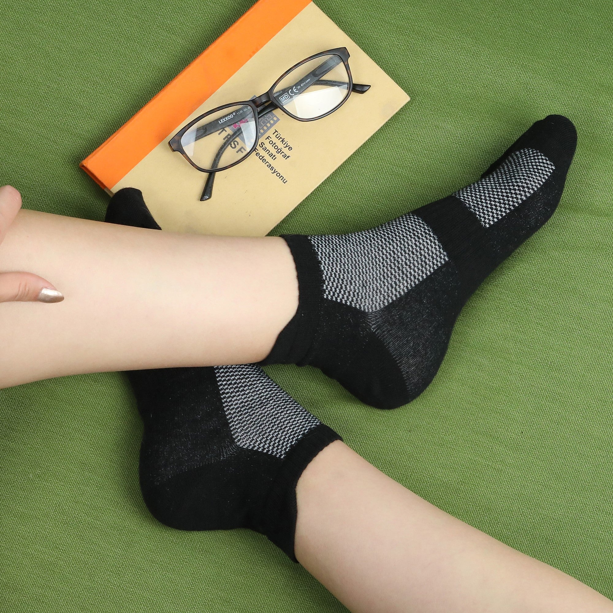 Enkelsokken Van Katoen Met Hielgrip Unisex