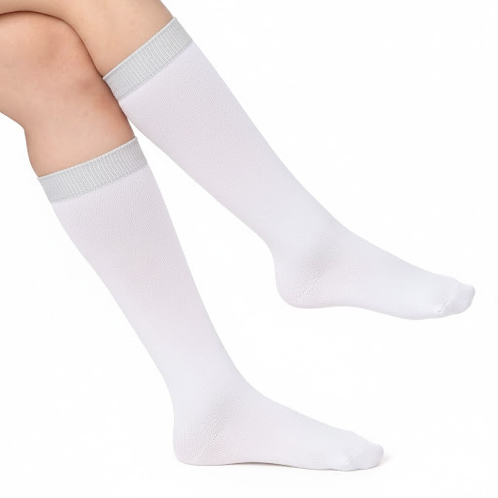 Dames Effen Kniekousen